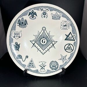 Masonic Plate Sincerity Lodge, Niles No. 694, Ohio Vintage Appendant Bodies‎